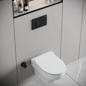 Sanigoods Serra hangtoilet met tornado flush glanzend wit