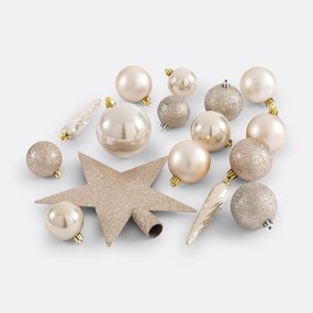 Set van 33 Kerstboom versieringen, Caspar