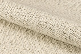 YUNI Creme (stof Monza 90) - MODERNE GESTOFFEERDE DRAAISTOEL VOOR WOONKAMER/EETKAMER/LOFT KANTOOR