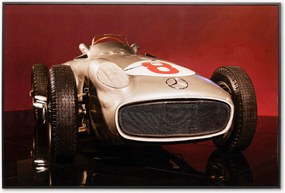 Ingelijste LED digitale print Racing Car