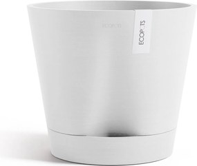 Ecopots bloempot Venice 2 30- Rond - Pure White - Diameter 30 x H27,5 cm