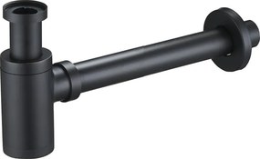 Mexen ronde wastafel semi-sifon, antiek zwart - 79950-79