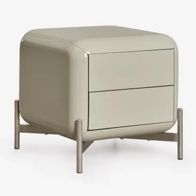 Set Van 2 Nachtkastjes 45x45 Cm In Alazne Mdf Groene Lauerl - Sklum