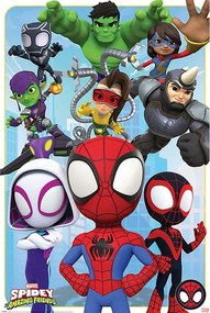 Poster Spidey and His Amazing Friends, (61 x 91.5 cm)