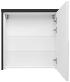 Fontana Basic spiegelkast 60cm met 1 deur zwart mat