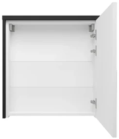 Fontana Basic spiegelkast 60cm met 1 deur zwart mat