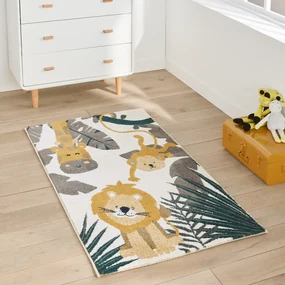 Vloerkleed voor kinderen, met dieren motief, Jetty