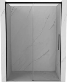 Mexen Rox schuifdouchedeur 145 cm, transparant, zwart - 8C2-145-000-70-00