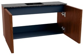 Mondiaz Joya DLux 80cm toiletmeubel ruby met wastafel faye midden zonder kraangat lava