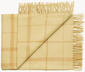 Wollen plaid Warp met franjes