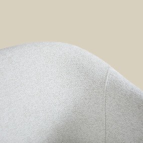 Beige Eetkamerstoel Met Ronde Rugleuning