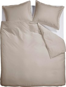 Ambiante Satin Dekbedovertrek Uni Sand – Bij Swiss Sense