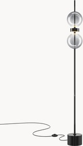 Dimbare LED vloerlamp Double Moon