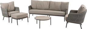 Vic Cannes stoel bank loungeset 5 delig organic terre Taste 4SO