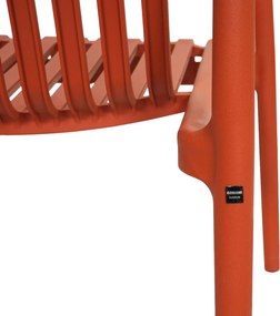 Tuinstoel stapelbaar Kunststof Oranje Domani Furniture Alba  terra