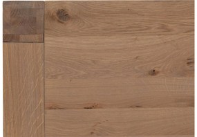 Goossens Hoektafel Roots, hout eiken grijs, stijlvol landelijk, 60 x 40 x 60 cm