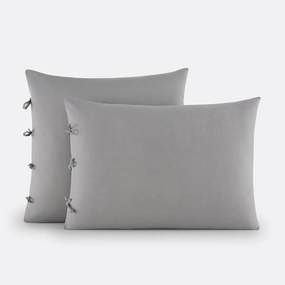 Effen kussensloop te strikken in katoen , Scenario