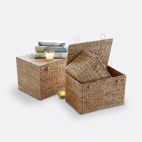 Opbergkoffers in zeehyacint, Semra