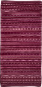 Douchelaken Geometric Print van velours & terrykatoen