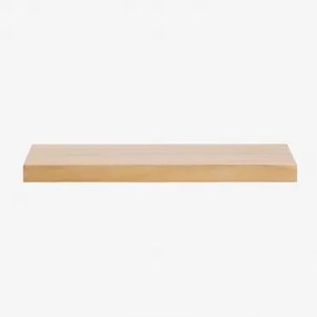 Venetian Zwevend Badkamermeubelset Van Teakhout Licht Teakhout & Zonder Wastafel & ↔︎ 100 Cm - Sklum