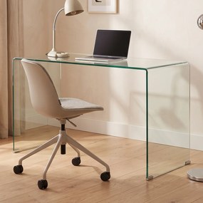 Kare Design Clear Club Bureau Van Gebogen Glas