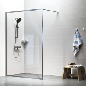 Sealskin Contour inloopdouche incl. antikalk 140x200cm geborsteld RVS