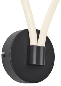 Moderne wandlamp zwart incl. LED 3-staps dimbaar - Keri