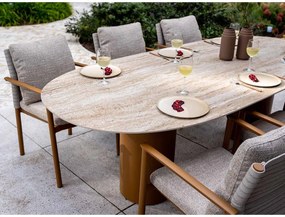 4 Seasons Colorado tuintafel 240 x 105 cm ovaal - amber