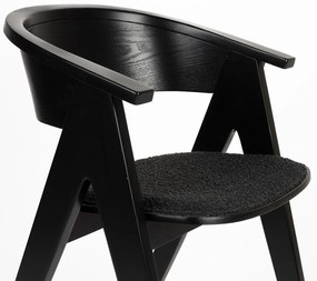 Zuiver Ndsm Design Eetkamerstoel Zwart Hout