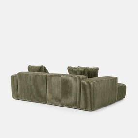 XL corduroy hoekbank links, LIORA