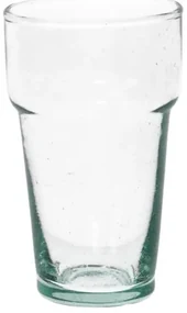 Stapelbaar glas, gerecycled glas, handgeblazen, 300 ml