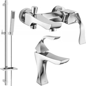 Mexen Estrella DQ02 badset, chroom - 72303DQ02-00