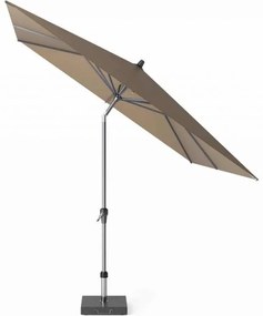 Riva parasol 250x250 cm taupe met kniksysteem