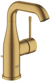 GROHE Essence Wastafelkraan Opbouw - uitloop 11.4cm - M-size - hoge draaibare uitloop - waste - brushed cool sunrise 24173GN1