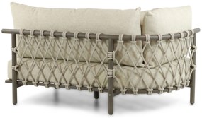 Loungeset tuin 4 personen Aluminium Taupe  4 Seasons Outdoor Ezra