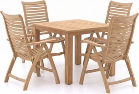 Diningset Sunyard | 4 personen | Tuinset teakhout | 5-delig | Kees Smit Tuinmeubelen