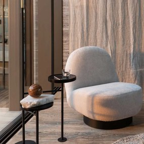 Zuiver Eden Sand Ronde Fauteuil Draaibaar Zandkleur