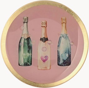 Glazen bord Champagne