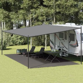 vidaXL Tenttapijt 400x700 cm antracietkleurig
