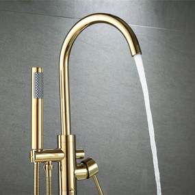 Vloeren  badmengkraan Rea Lungo Gold