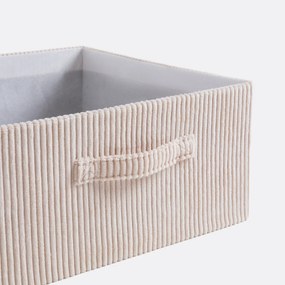 Opplooibare mand, geribd fluweel, Veloudo