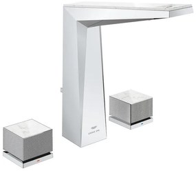 Grohe Allure brilliant private collection wastafelkraan M-Size 3-gats white attica 20671000