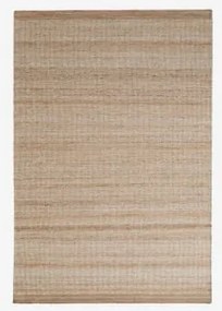 Rechthoekig Buitenkleed Van Polyethyleen Aldonza Bruin - Tarwe & 160 X 230 Cm - Sklum