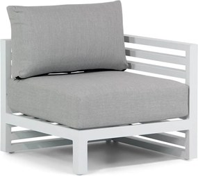 Santika Furniture Santika Jaya Eind Module - Quick Dry Foam Aluminium Wit