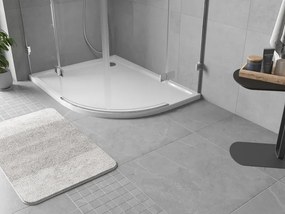 Mexen Flow kwartronde asymmetrische slanke douchebak links 90 x 80 cm, wit glans - 46Q108090L