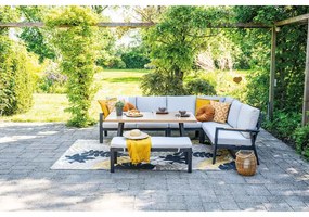 Garden Impressions Lissabon lounge dining set 5-delig R - valley sand