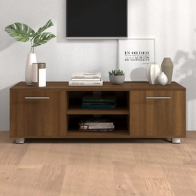vidaXL Tv-meubel 110x40x35 cm bewerkt hout bruin eikenkleurig