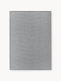 In- & outdoor dubbelzijdig vloerkleed Cort met zigzag patroon