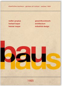 Digitale print Bauhaus Art School