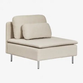 Centraal Module Voor Modulaire Bank Oriol Stof Crème Beige - Sklum